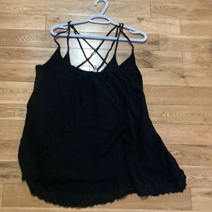 Elan black tank top